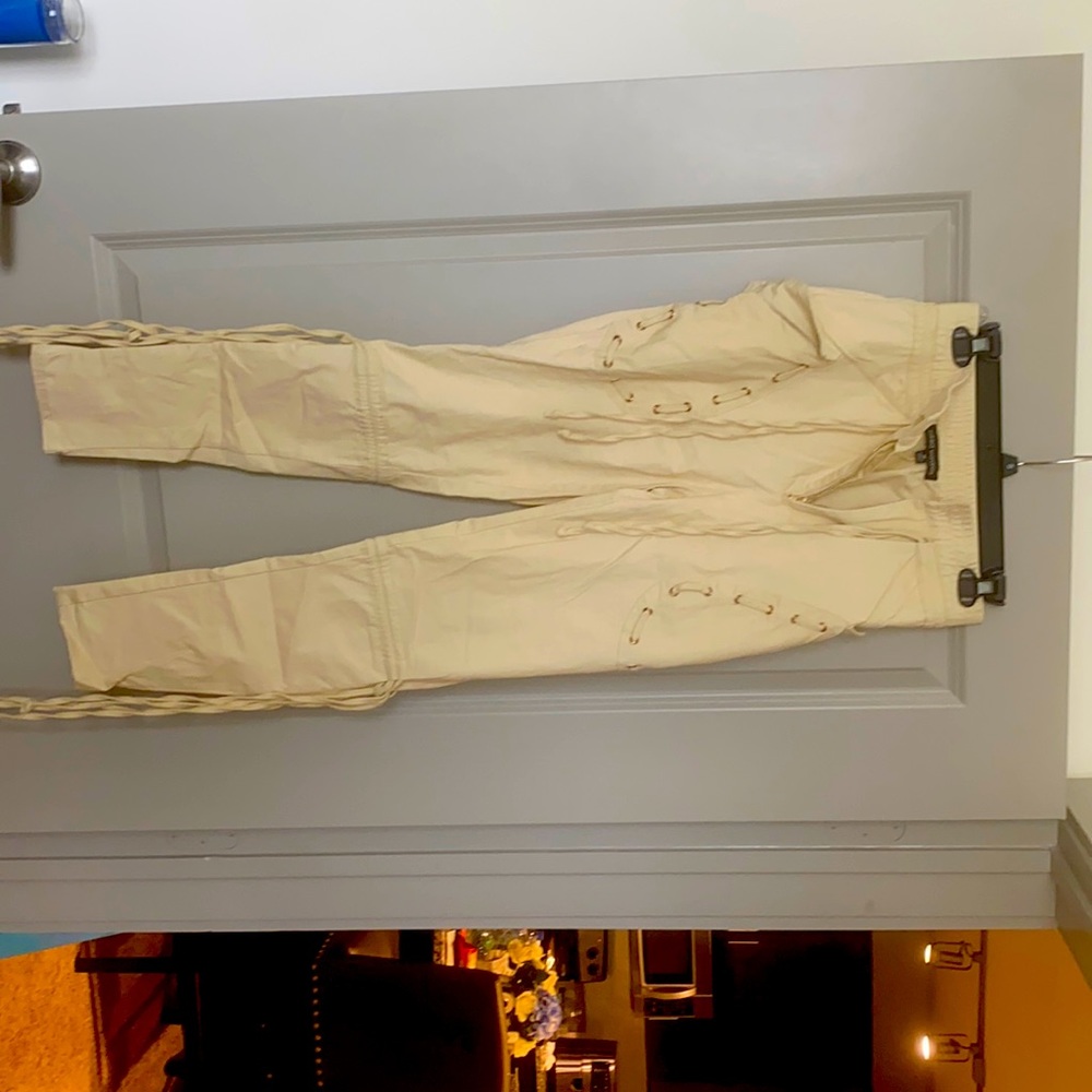 Khaki cargo pants